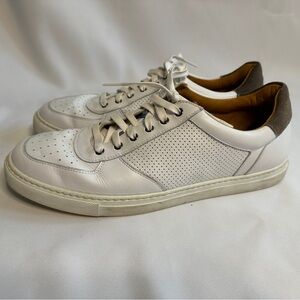 Magnanni white leather sneakers, size 12/45 (men’s)